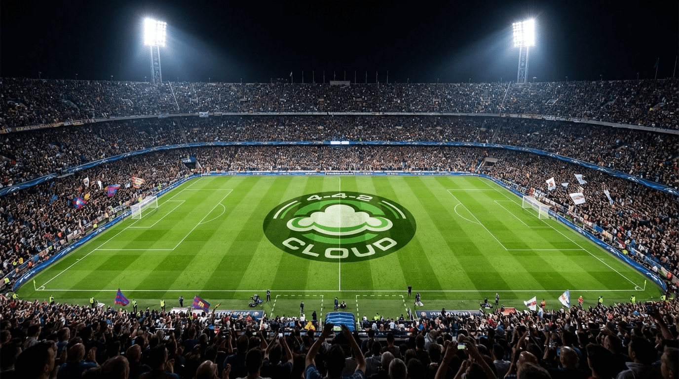 442 Cloud stadium at night